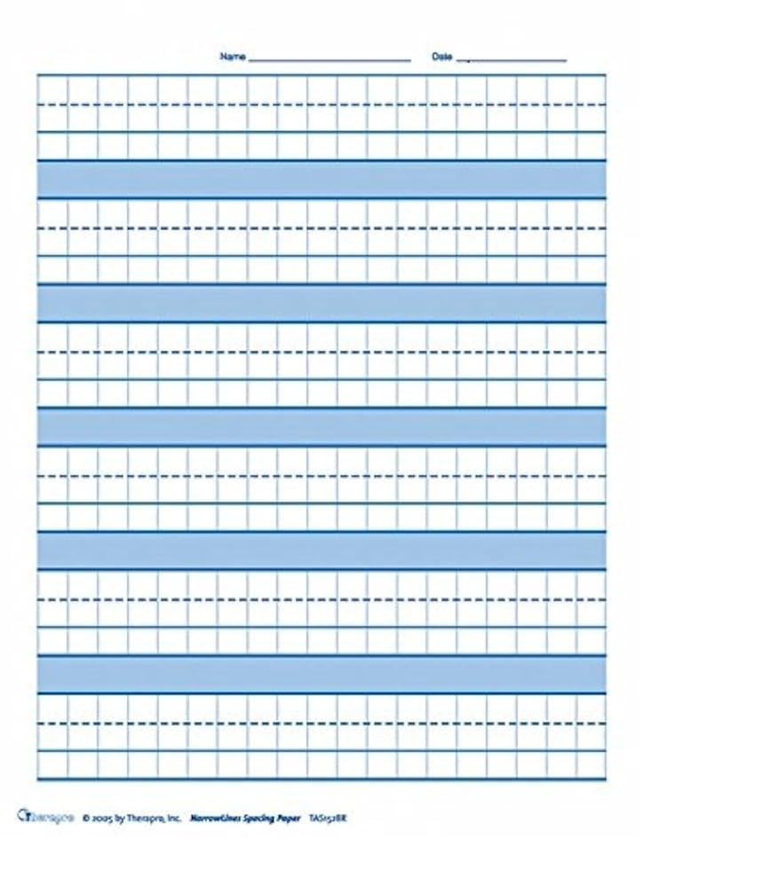 Amazon Raised Line Graph Spacing Paper WideLines 125 Sheets Office Products