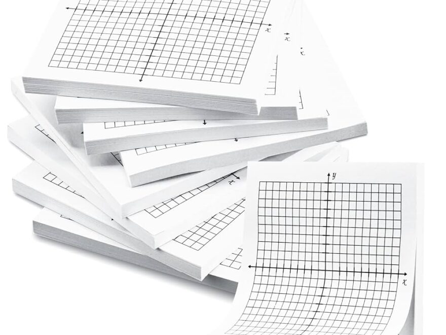 Amazon Sabary 8 Packs Graph Paper Sticky Notes 400 Sheets 3 X 3 Inch Lined Mini Graph Pads 20 X 20 Four Quadrant Adhesive Grid Sticky Notes For Office School Math Supplies 8 Pads Office Products