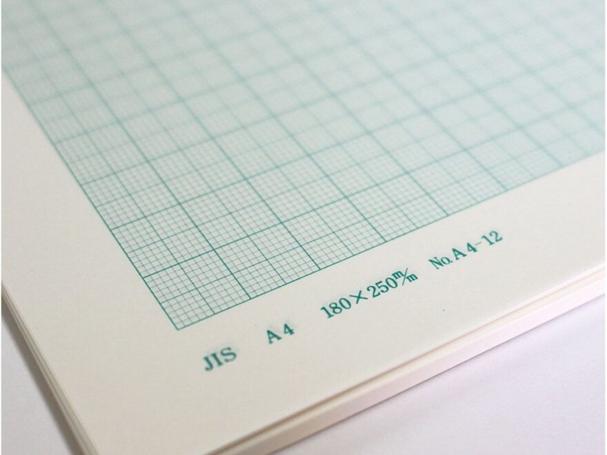 Amazon Sakae shi gyo Tochiman Graph Paper 1 Mm Grid A4 50 Sheets Green Paper 81 4 G A4 12 Office Products