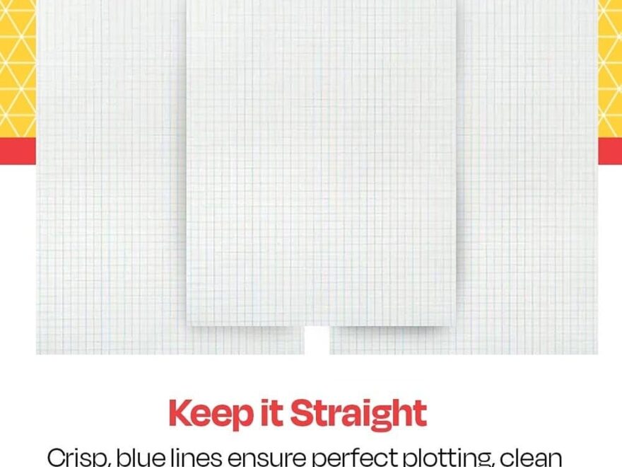 Amazon School Smart Graph Paper 1 4 Inch Rule 9 X 12 Inches White Pack Of 500 Office Products