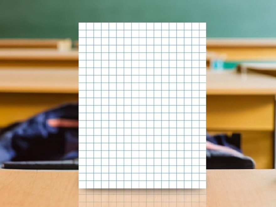 Amazon School Smart Graph Paper Pad With Chipboard Back 8 1 2 X 11 Inches 1 4 Inch Rule White Pack Of 12 Office Products