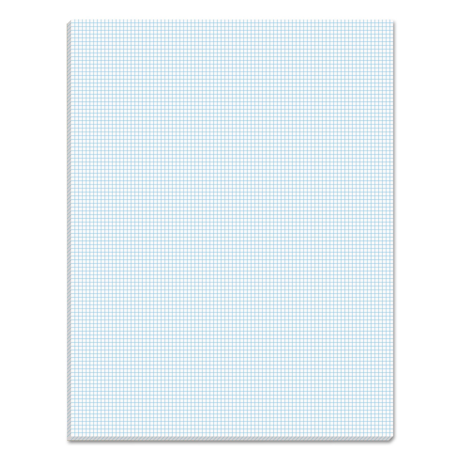 Amazon TOPS 33101 Quadrille Pads 10 Squares Inch 8 1 2 X 11 White 50 Sheets Graph Paper Pads Office Products