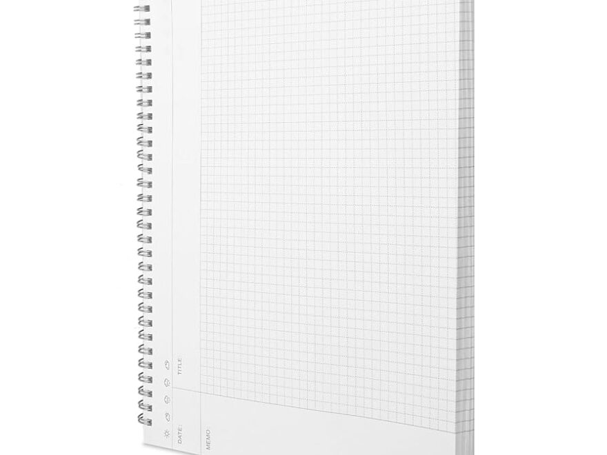 Amazon UIRIO A4 Cornell Notes Notebook 8 5 X11 4 Inches Mind Mapping Memo Notepad Spiral Bound Graph Paper Writing Pad Note Taking System For Brainstorming For High School College University Student