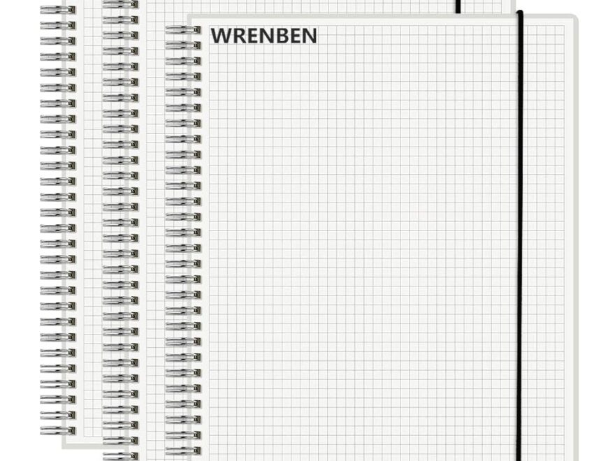 Amazon WRENBEN Graph Paper Spiral Notebook 8 5 X 11 Inches 240 Pages A4 Grid Journal With 120gsm Thick Graphing Paper Large Math Notebook 1 5 Inch Squares With Water proof PVC Cover 3