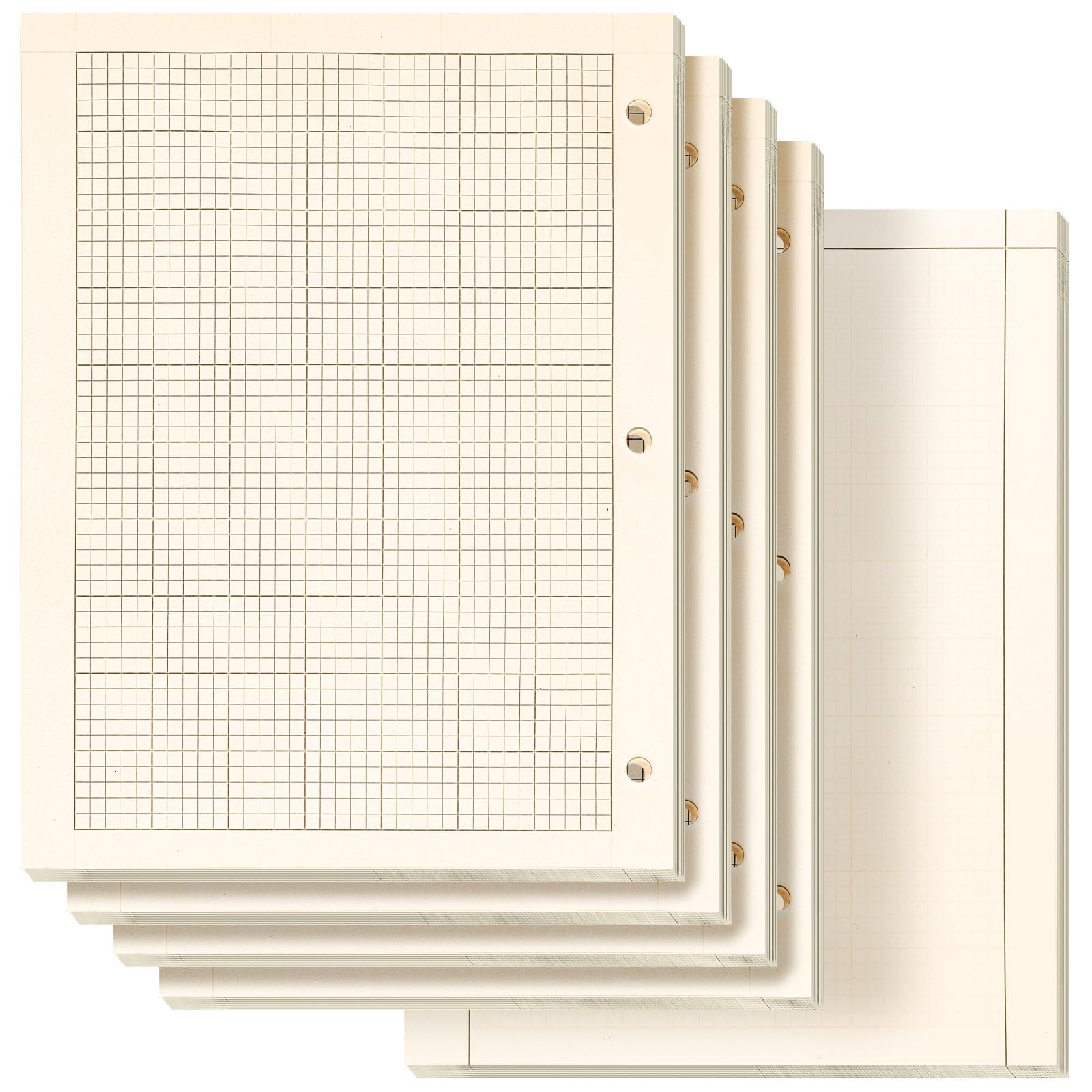 5 Squares Per Inch Brown Graph Paper