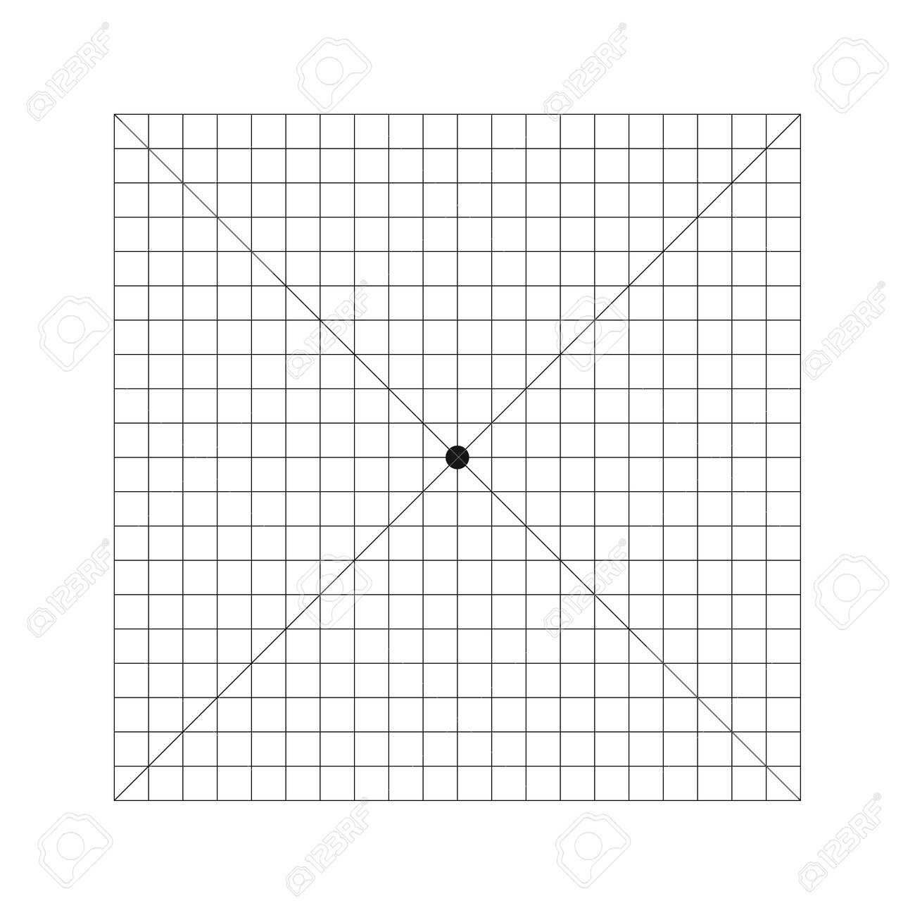 Amsler Grid Chart With Dot In Center And Diagonal Cross Lines Test To Monitoring Central Visual Field And Detecting Vision Defects Ophthalmologic Diagnostic Tool Royalty Free SVG Cliparts Vectors And Stock Illustration  Amsler Grid Chart With Dot In Center And Diagonal Cross Lines Test To Monitoring Central Visual Field And Detecting Vision Defects Ophthalmologic Diagnostic Tool Royalty Free SVG Cliparts Vectors And Stock Illustration