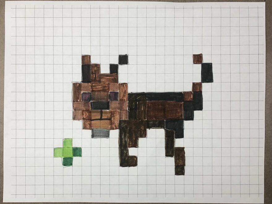 Art Lesson W Ms Jennifer Pixel Art Blowing Rock Art History Museum