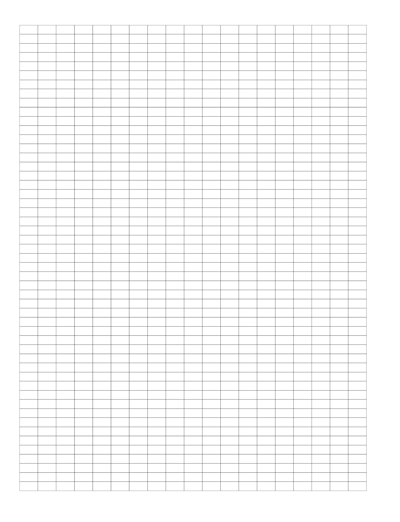 0.5 Cm Graph Paper