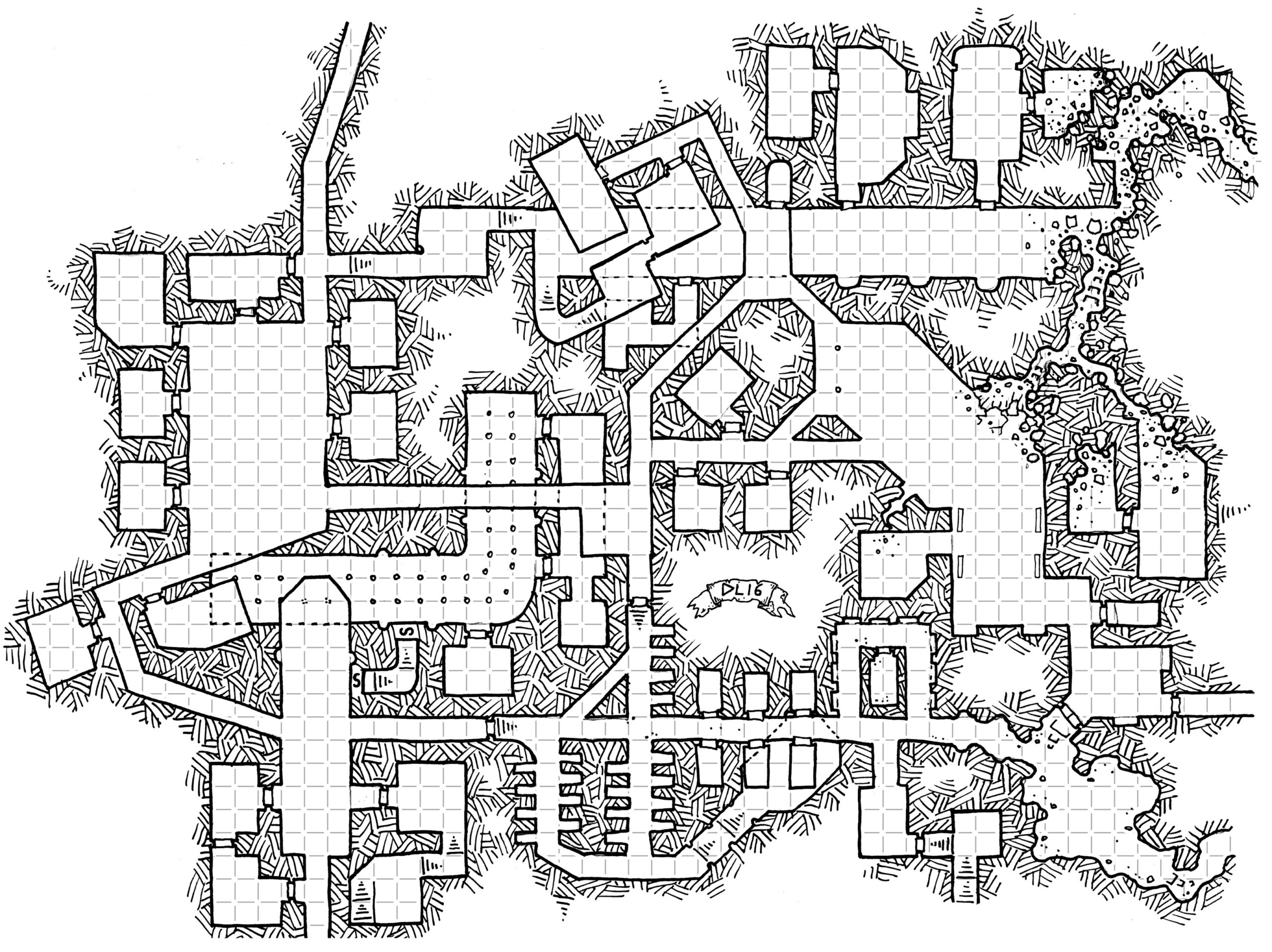 Graph Paper Grind Dnd Map