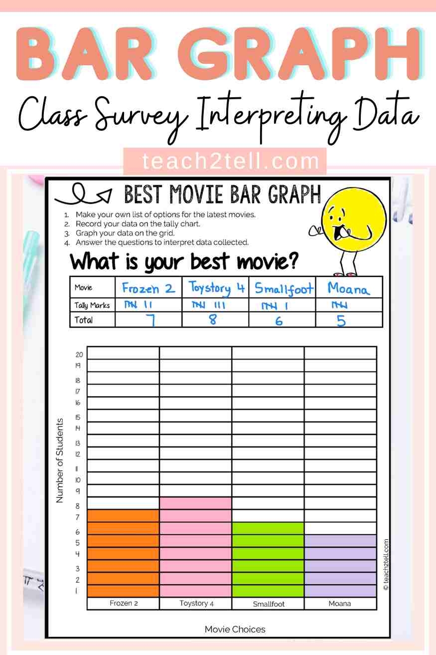 Bar Graphs And Pictographs Fun Activities