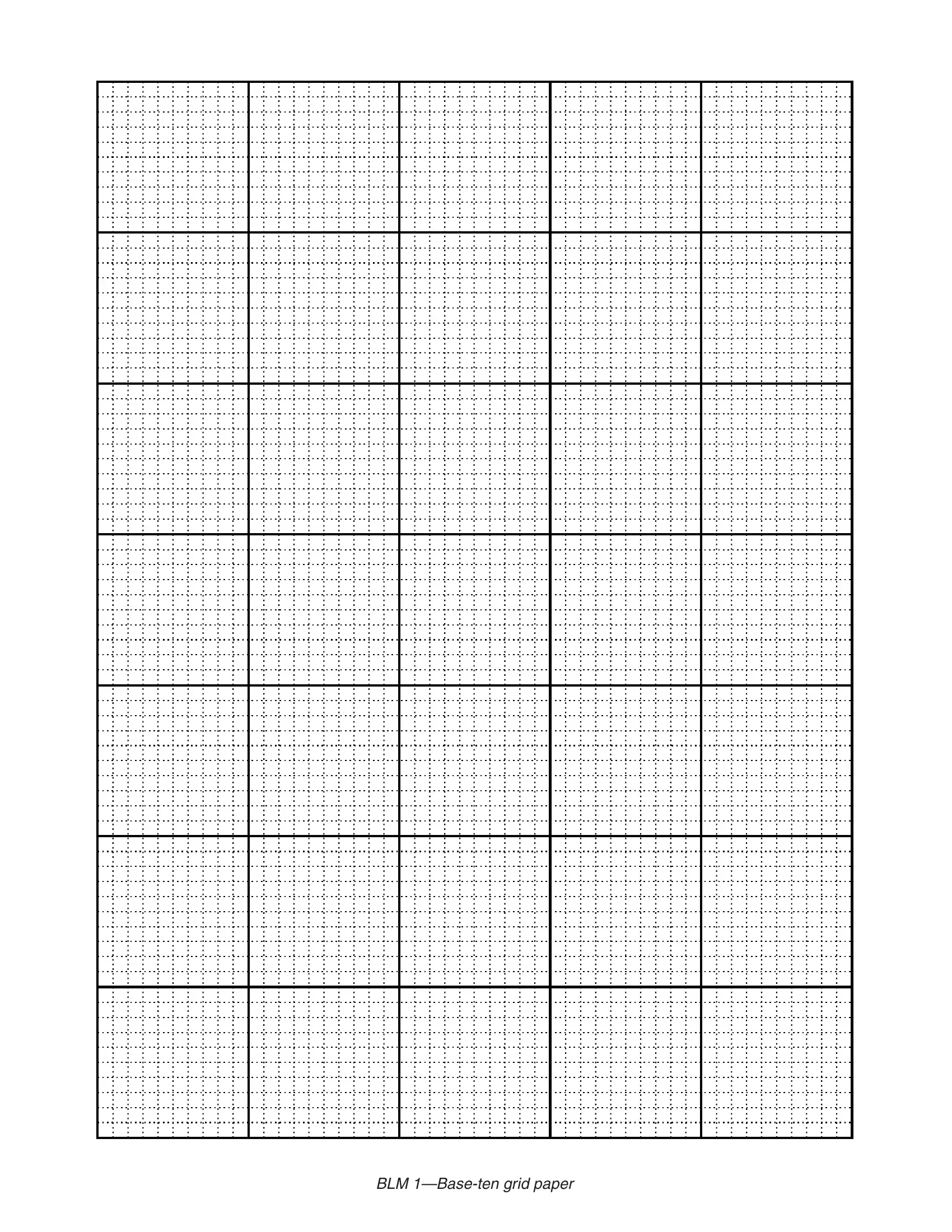 Base 10 Grid Printable Form Fill Out Printable PDF Forms Online