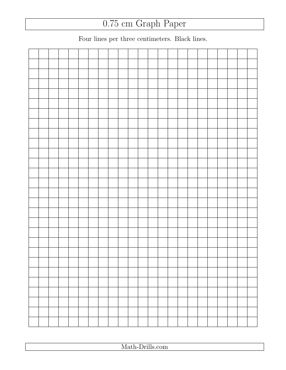 Black 0 75 Cm Graph Paper Template Download Printable PDF Templateroller Black 0 75 Cm Graph Paper Template Download Printable PDF Templateroller