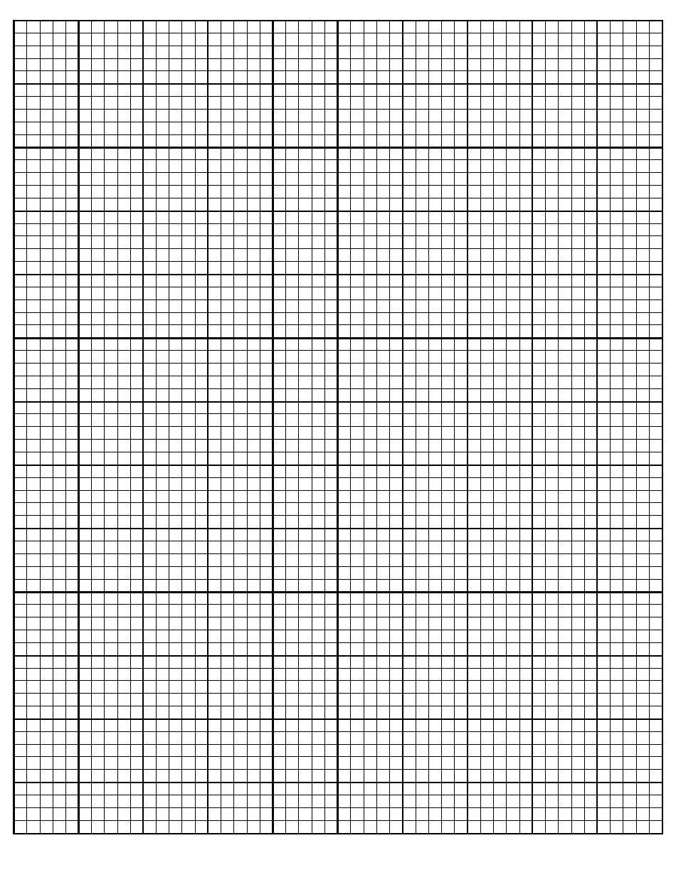 Black Cross stitch 4 Lines Per Division Graph Paper Template Download Printable PDF Templateroller