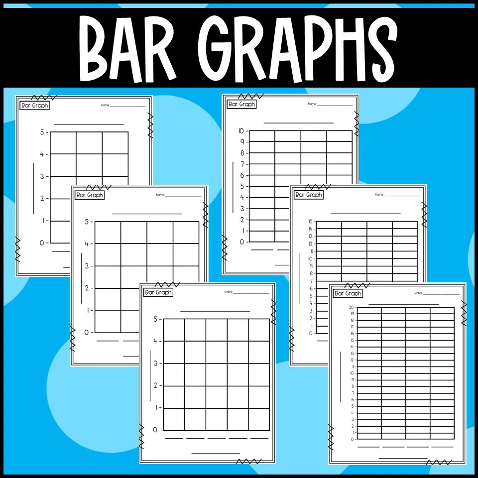 Blank Graph Templates For Primary Bar Graphs Line Graphs And Pictographs Worksheets Kindergarten To Second Grade Etsy Blank Graph Templates For Primary Bar Graphs Line Graphs And Pictographs Worksheets Kindergarten To Second Grade Etsy