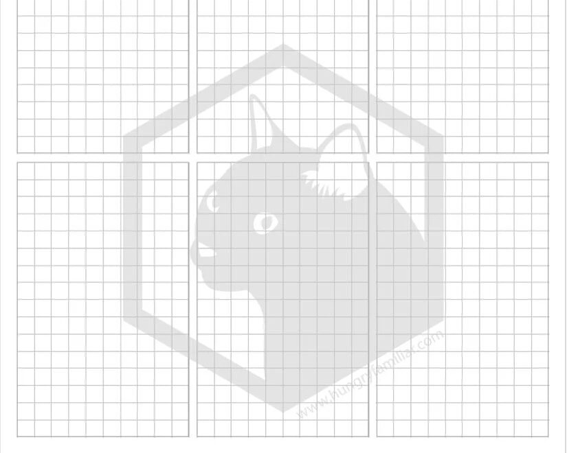 Blank Map Grid Printable Letter Hungry Familiar