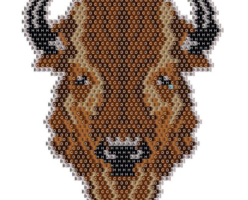 Brick Stitch Bead Patterns Journal Free Bison Buffalo Necklace Pendant Brick Stitch Bead Pattern No 671
