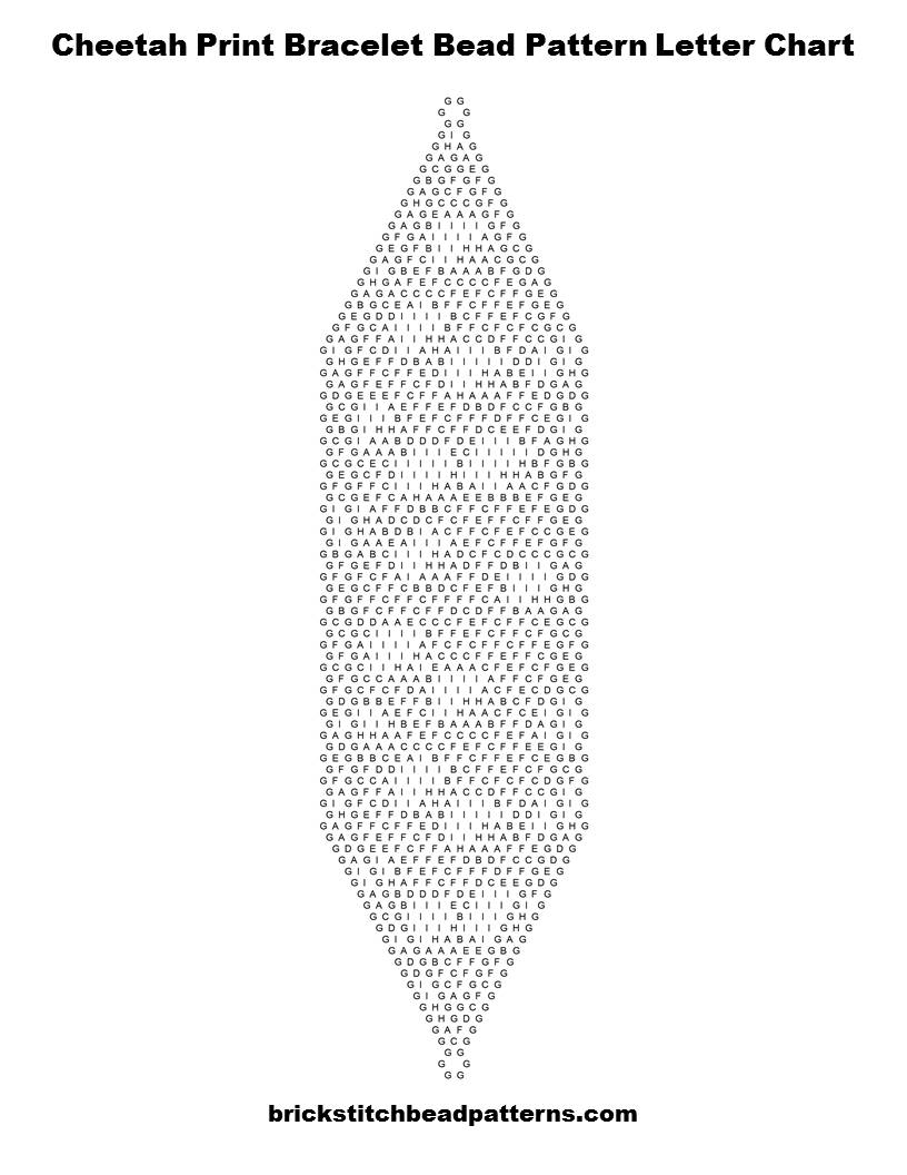 Peyote Stitch Blank Graph
