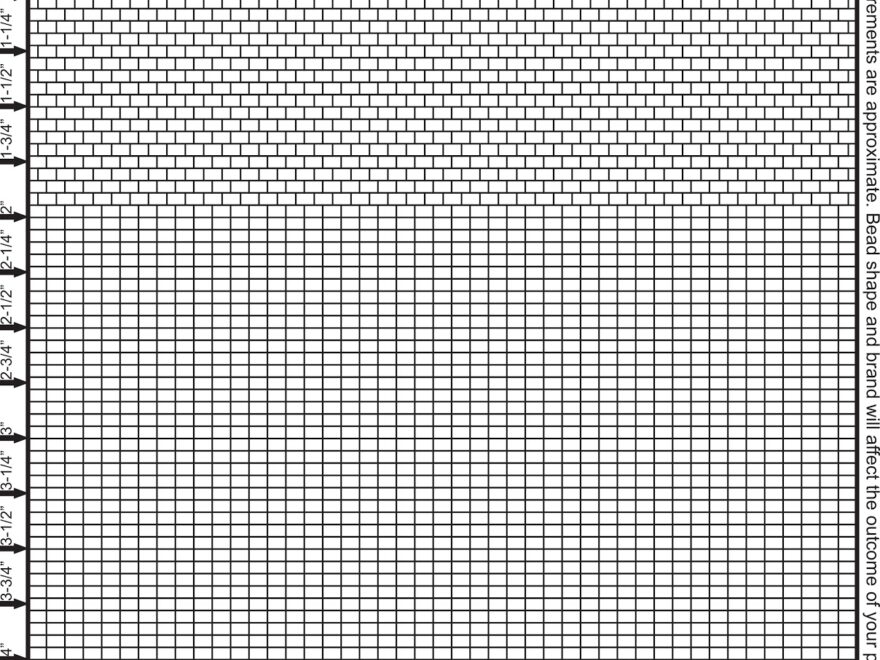 Brick Stitch Bead Patterns Journal Size 11 Seed Bead Graph Paper Brick Stitch And Fringe