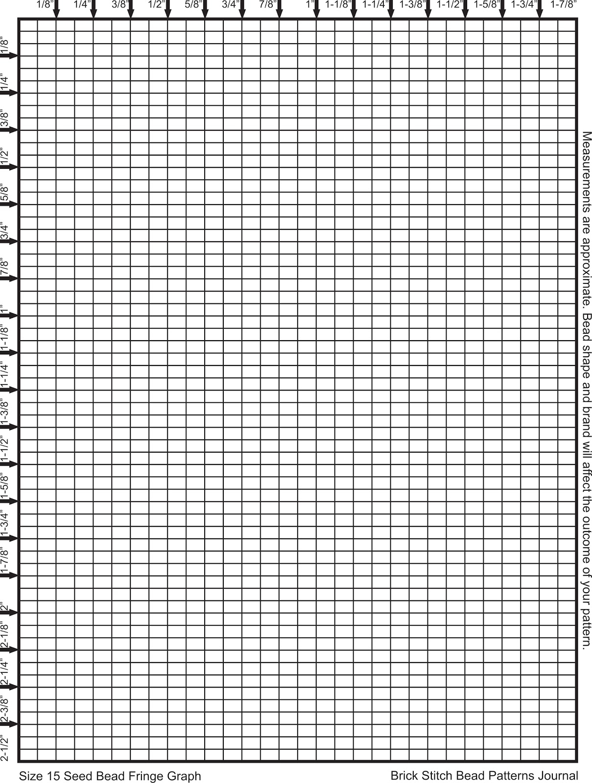 Allpique Beading Graph Paper