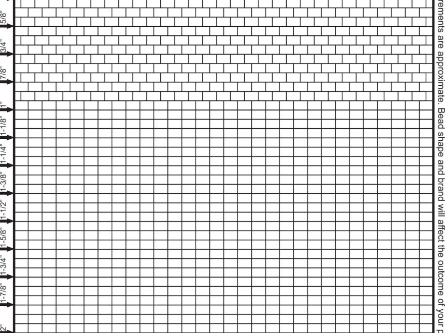 Brick Stitch Graph Paper