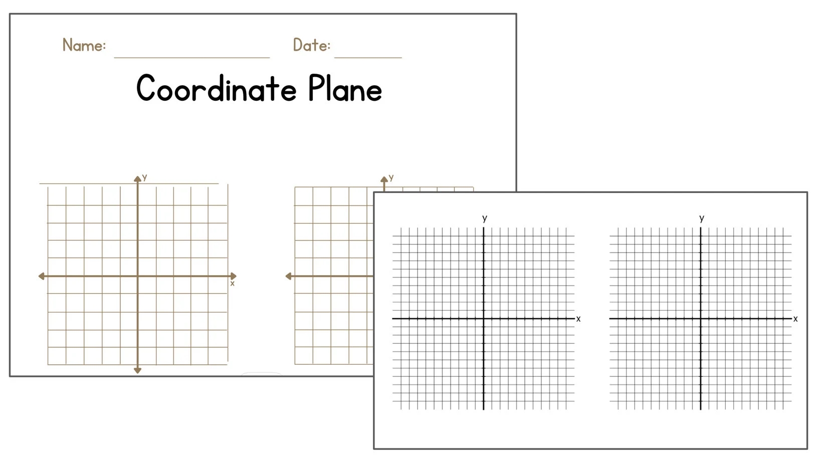 Graph Paper Printable Negatives