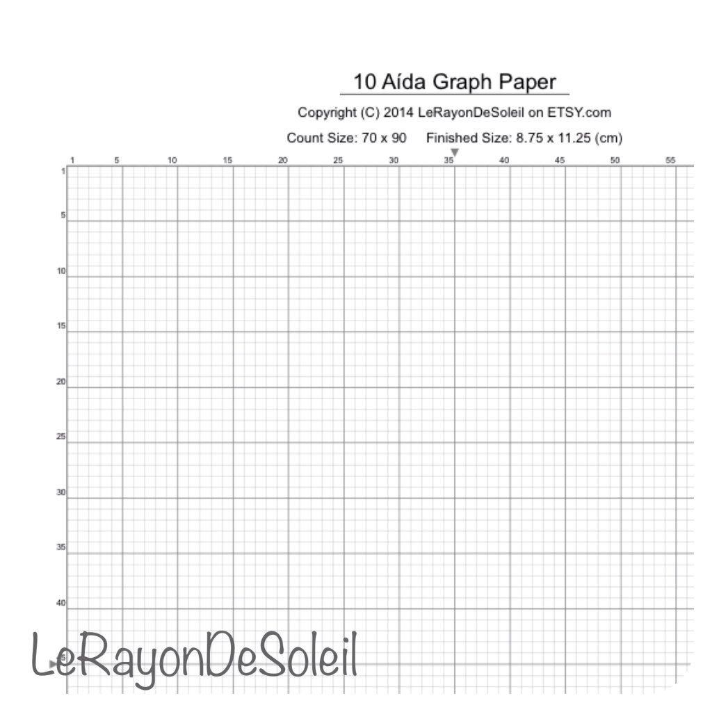 10- Count Graph Paper Printable