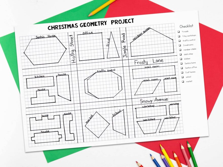 Christmas Geometry Project Ashleigh s Education Journey