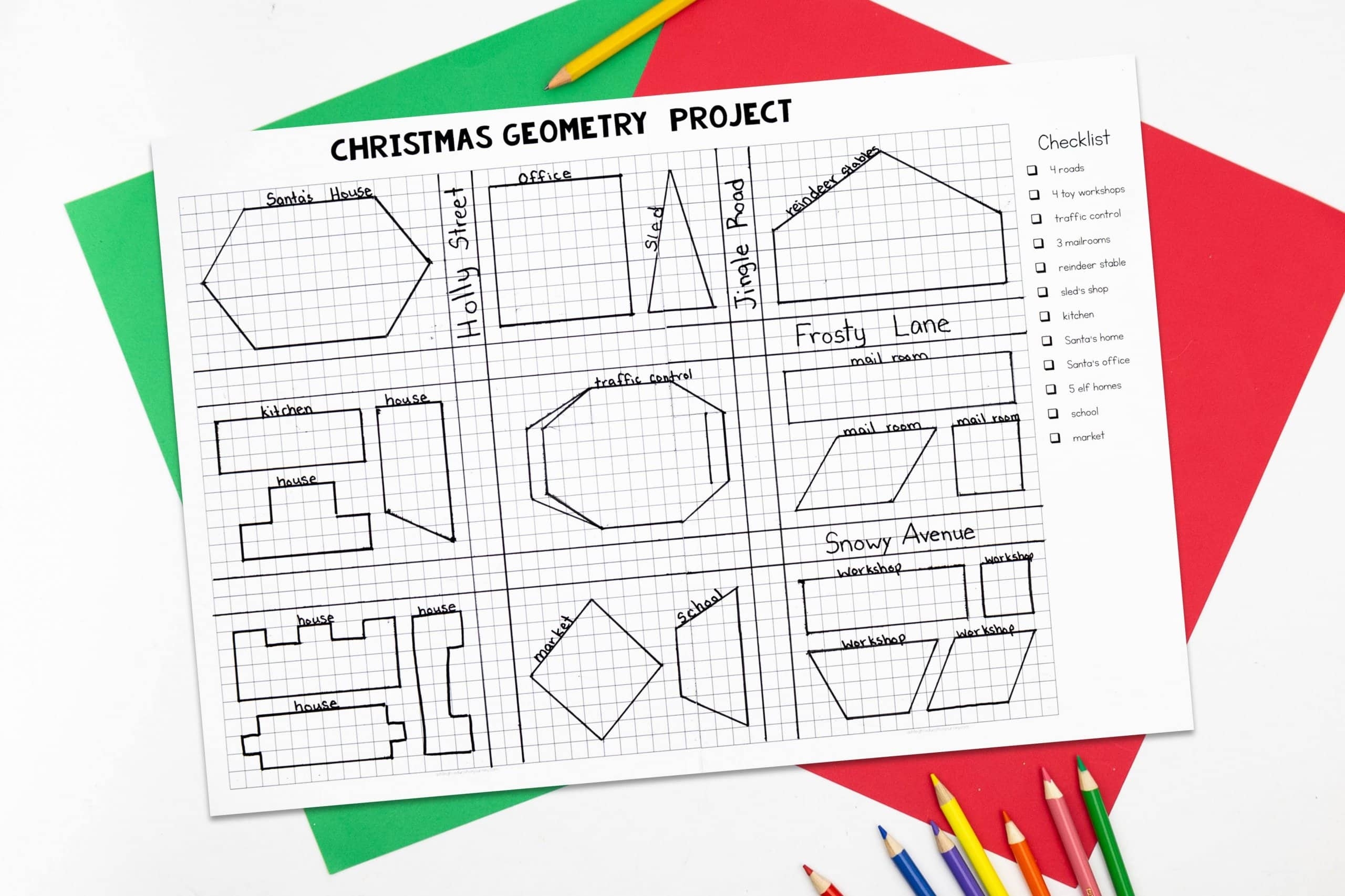 Christmas Geometry Project Ashleigh s Education Journey
