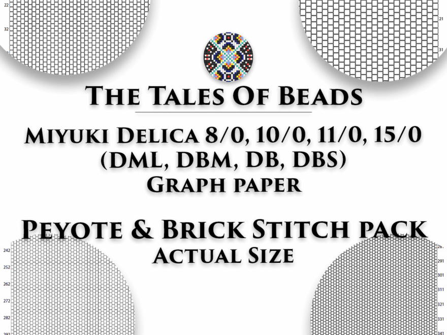 Circular Brick Stitch Graph