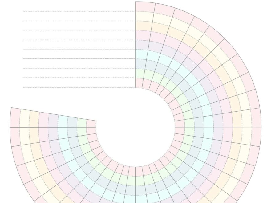 Colorful Monthly Circle Habit Tracker Free Printable