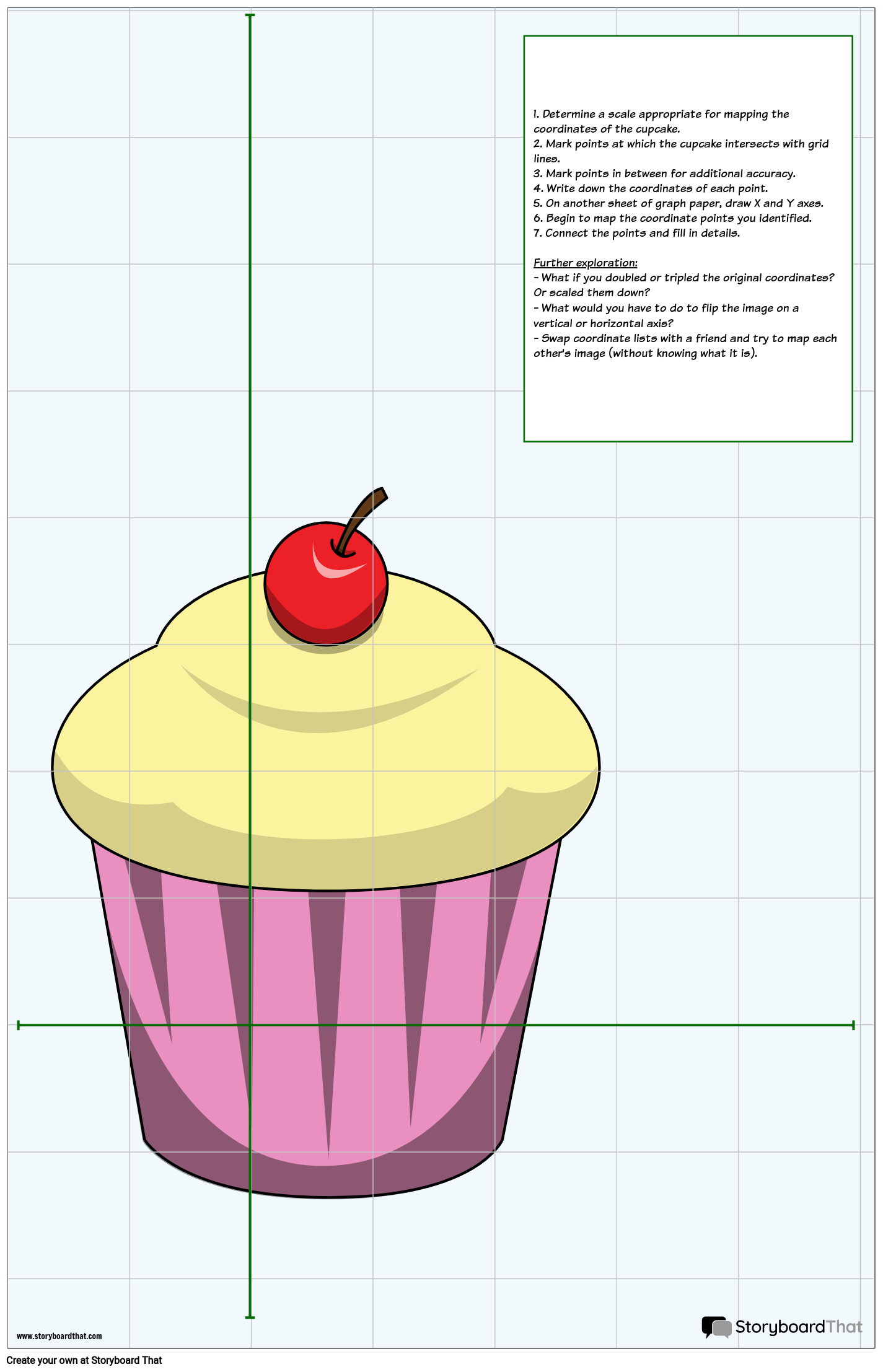 Coordinate Example Storyboard By Kristen