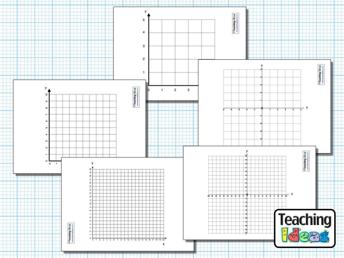 Quadrant 1 Graph Paper Numbered
