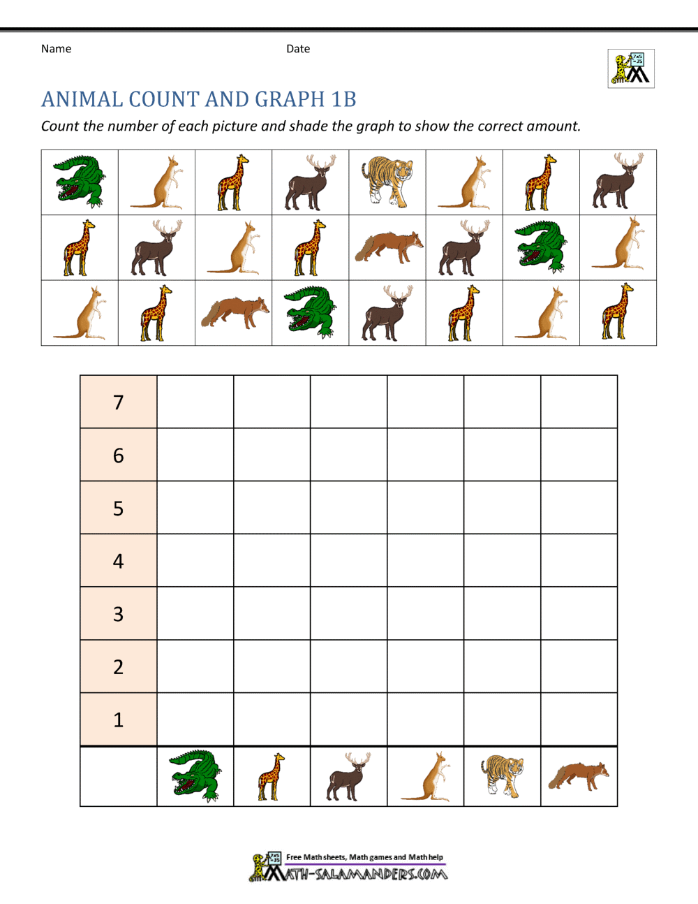 Count And Graph Worksheets