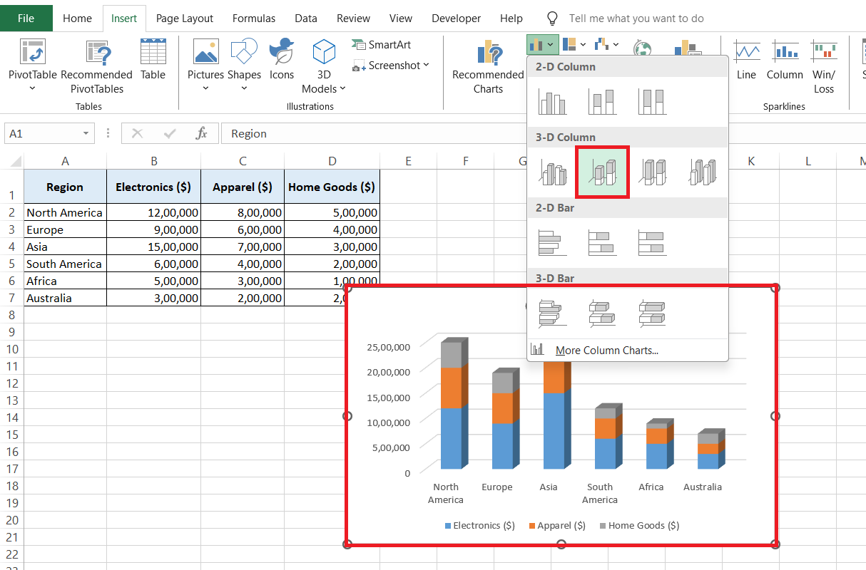Bar Graph Printer Paper For A Small Business
