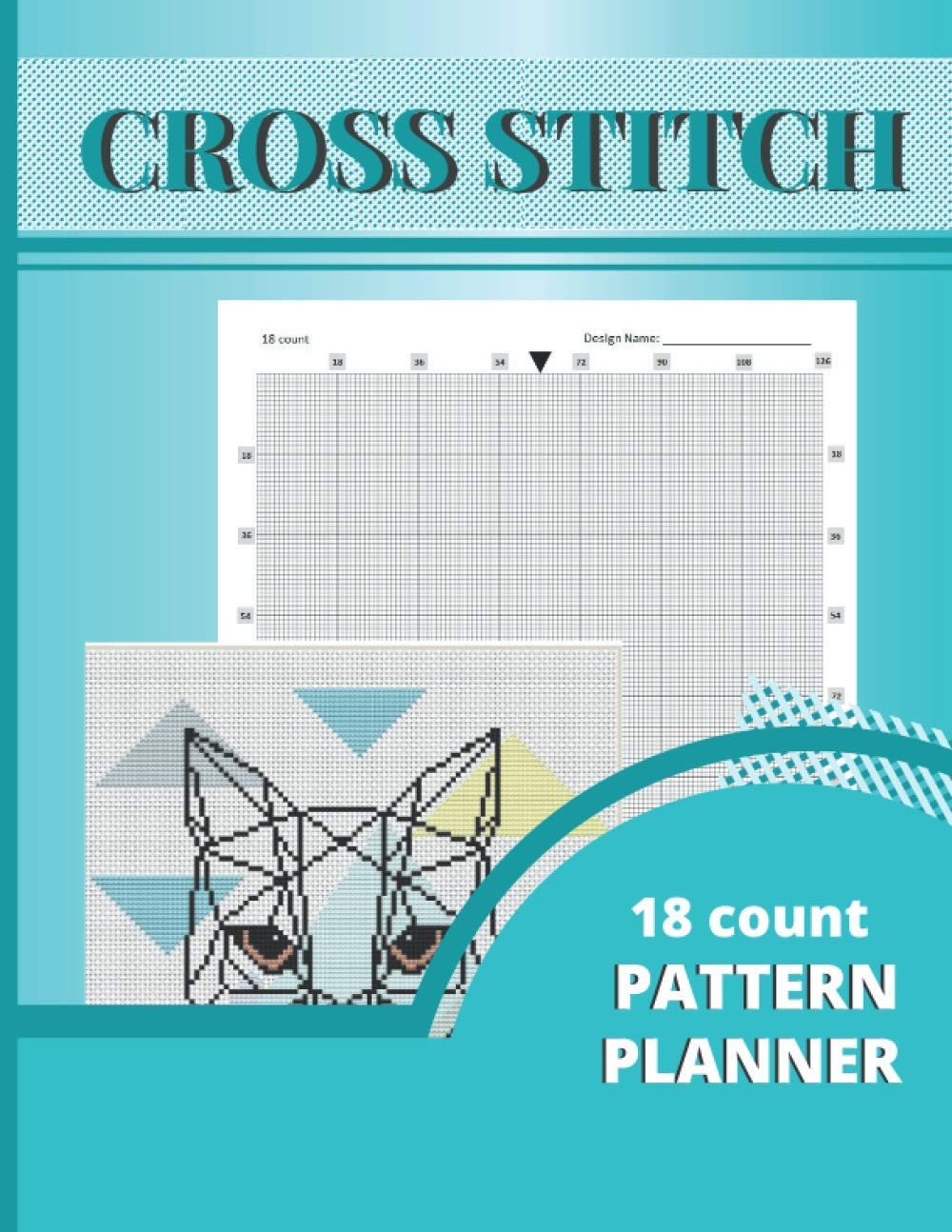 Cross Stitch 18 Count Pattern Planner Aida Grid Paper Charting Desertcart Seychelles