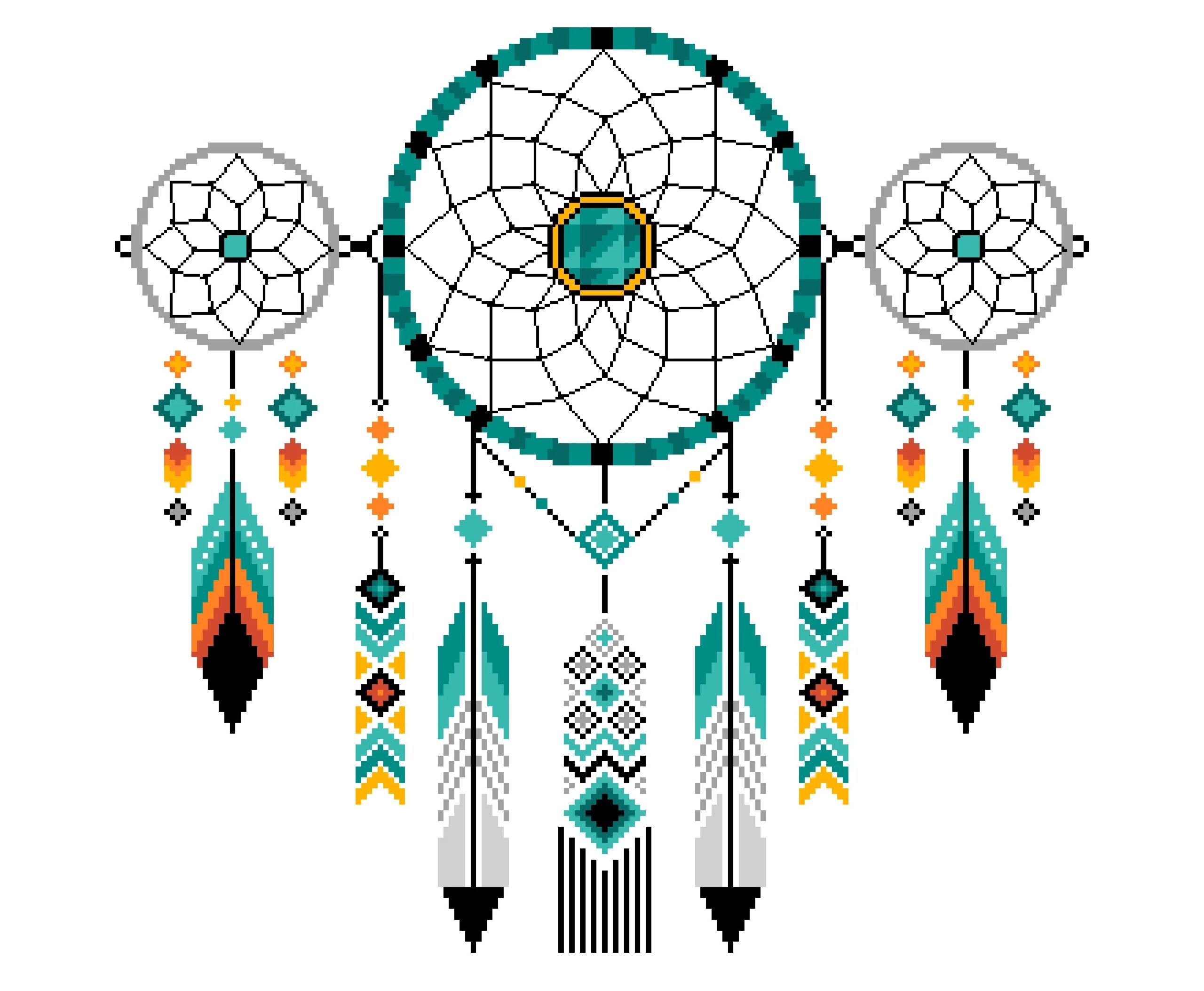 Native American Star Graph Paper
