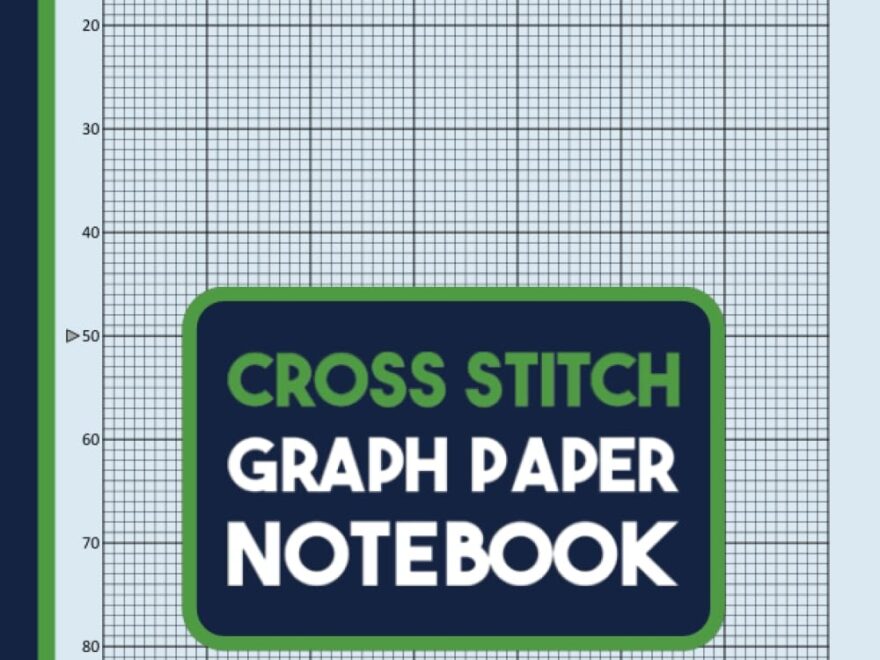 Cross Stitch Graph Paper Notebook A4 Large Print Notebook With 10 Squares Per Inch Grid For Embroidery Needlework 110 Pages With 10 Lines Per Inch Chart Perfect For Patterns