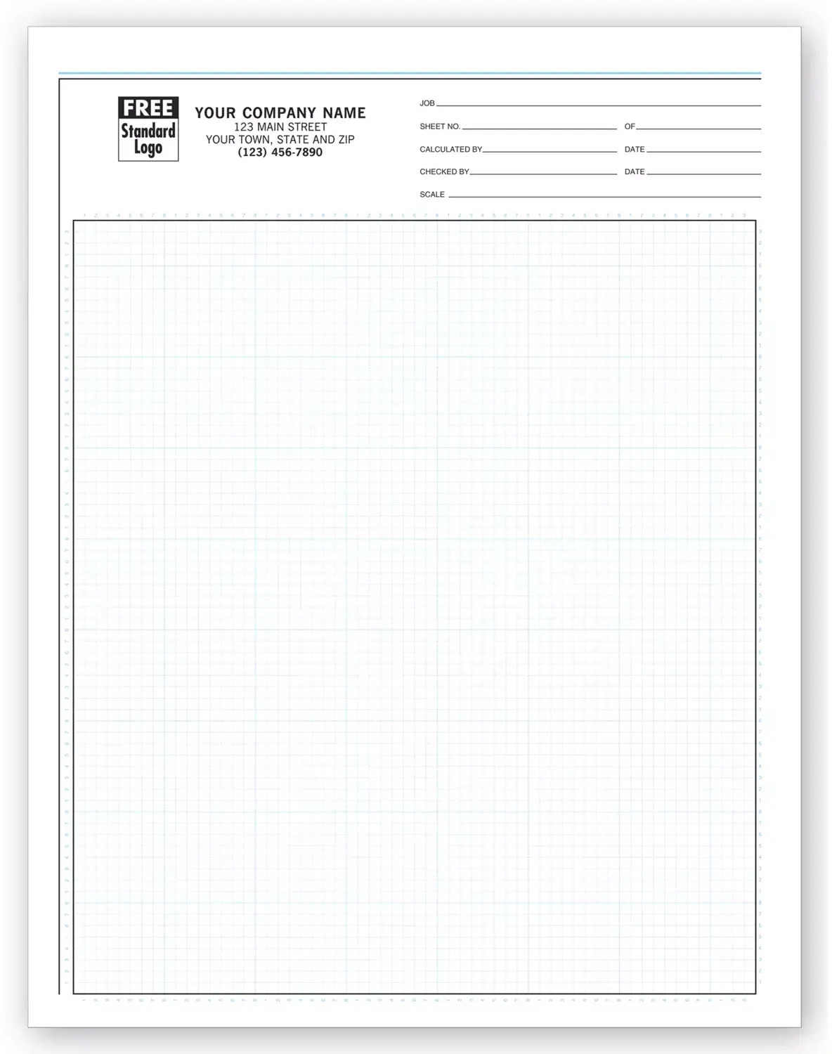 Custom Graph Paper Pads