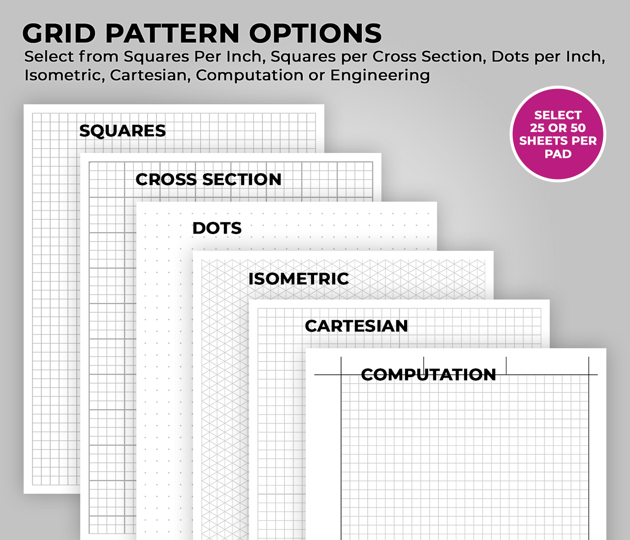 Custom Graph Paper Pads PrintPPS 