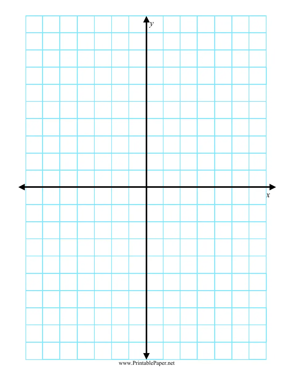 Cyan 5 Inch Axis Graph Paper Template Download Printable PDF Templateroller