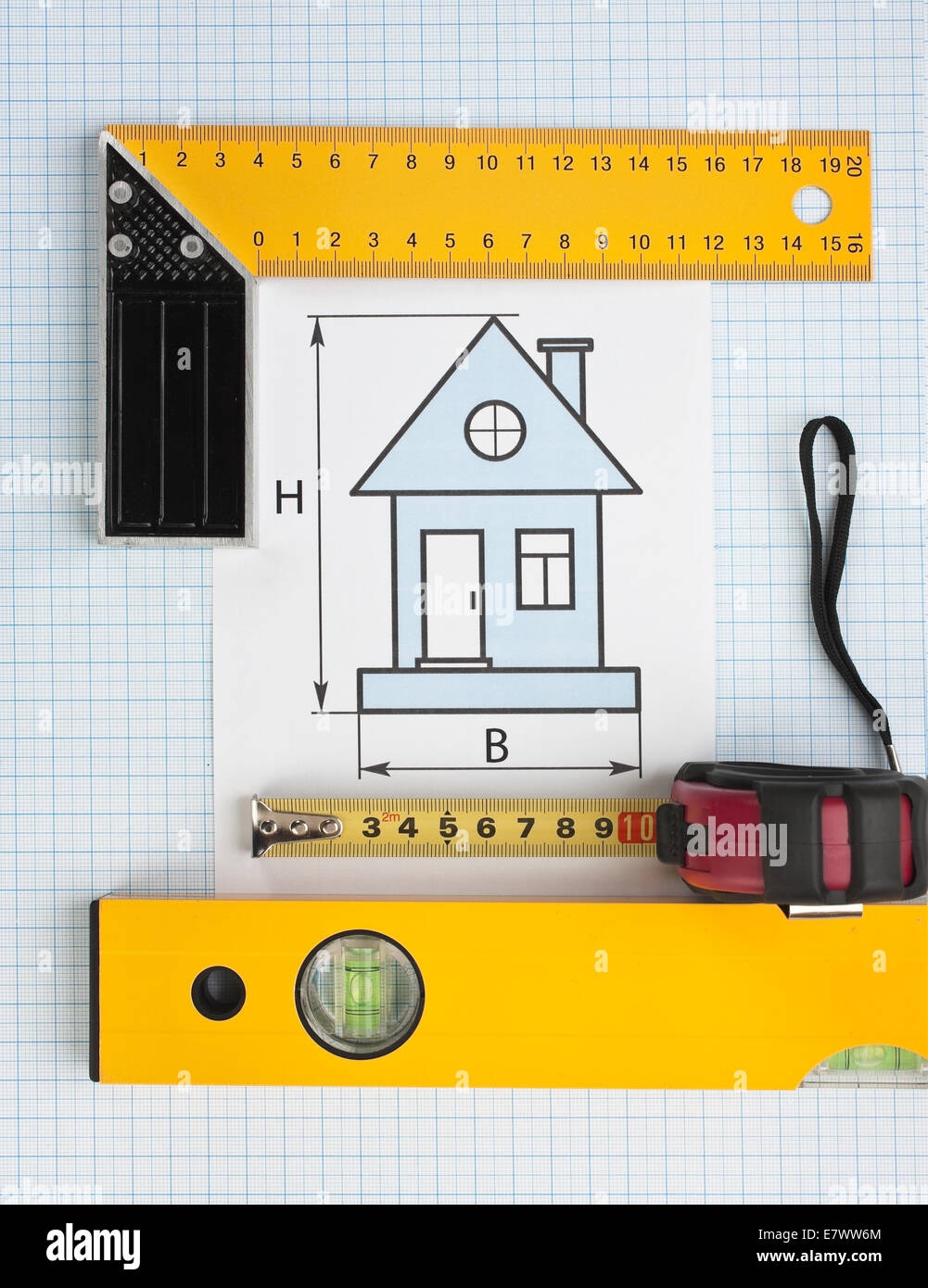 Graph Paper Home Building