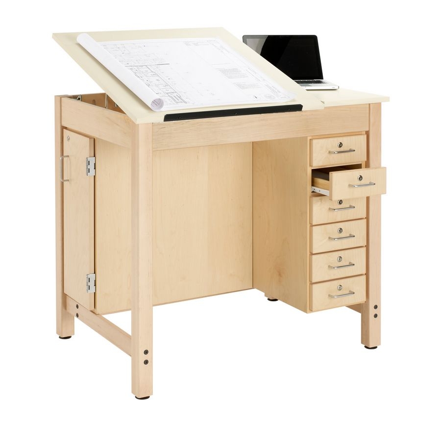 Diversified Woodcrafts 30 X 42 Split Top Drafting Table DT 63SA