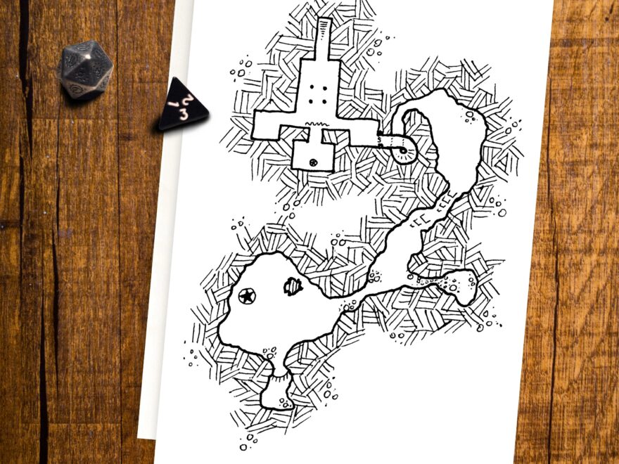 Dnd Graph Paper Etsy