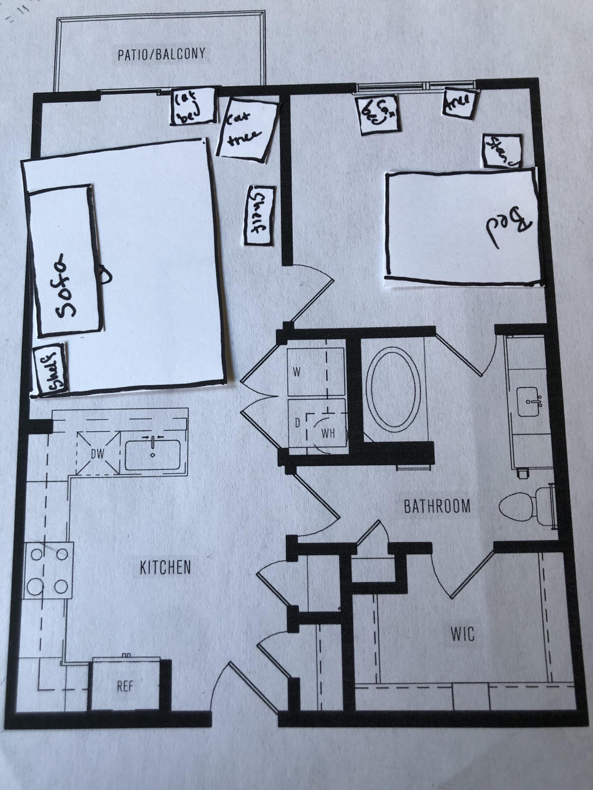 Does Anyone Else Make Scale Paper Cutouts Of Their Furniture To Play With The Layout It s Makes It So Much Easier To Figure Out Good Arrangements R InteriorDesign