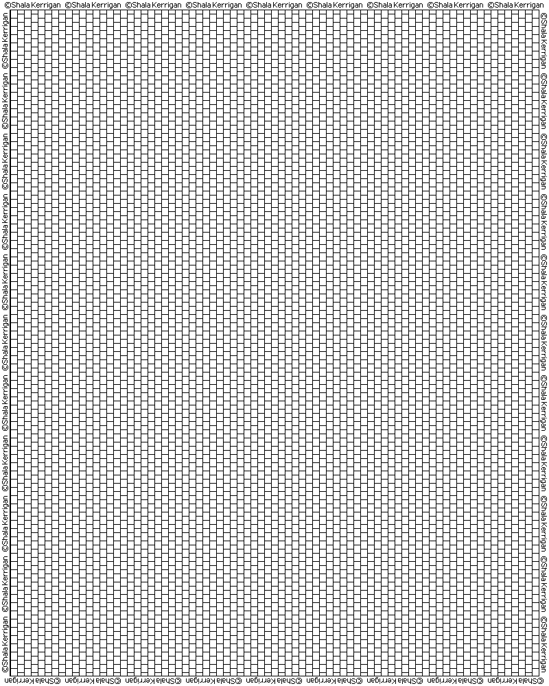 Brick Stitch Graph Paper