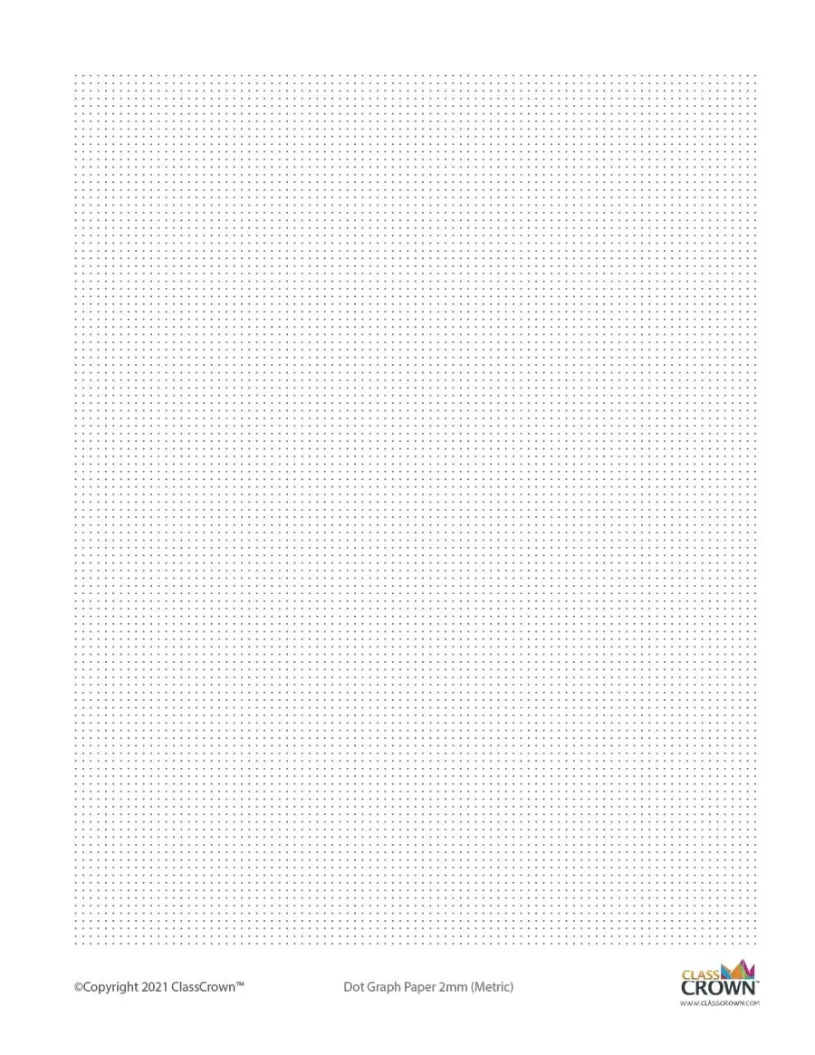 Dotted Graph Paper Printable
