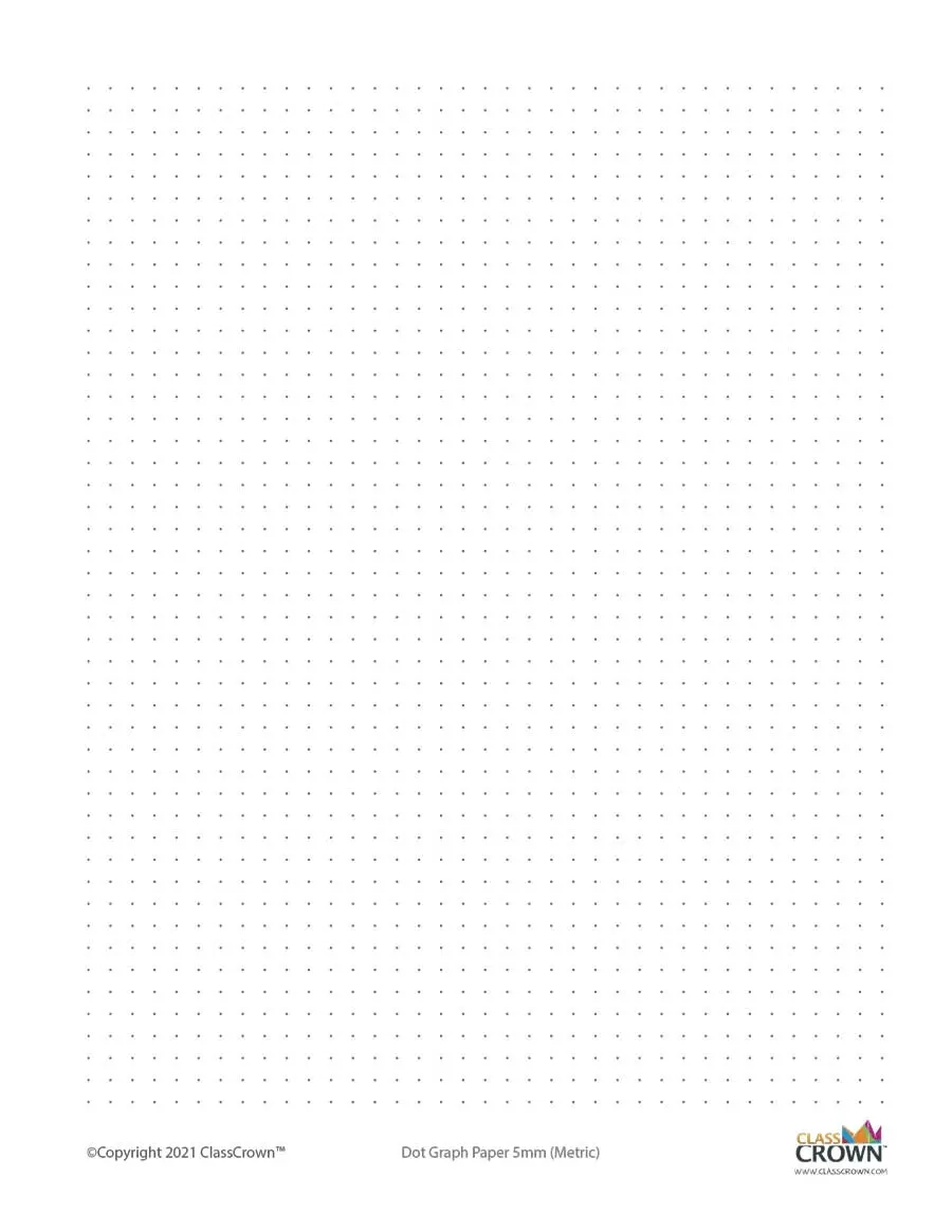 Graph Paper Full Page 5