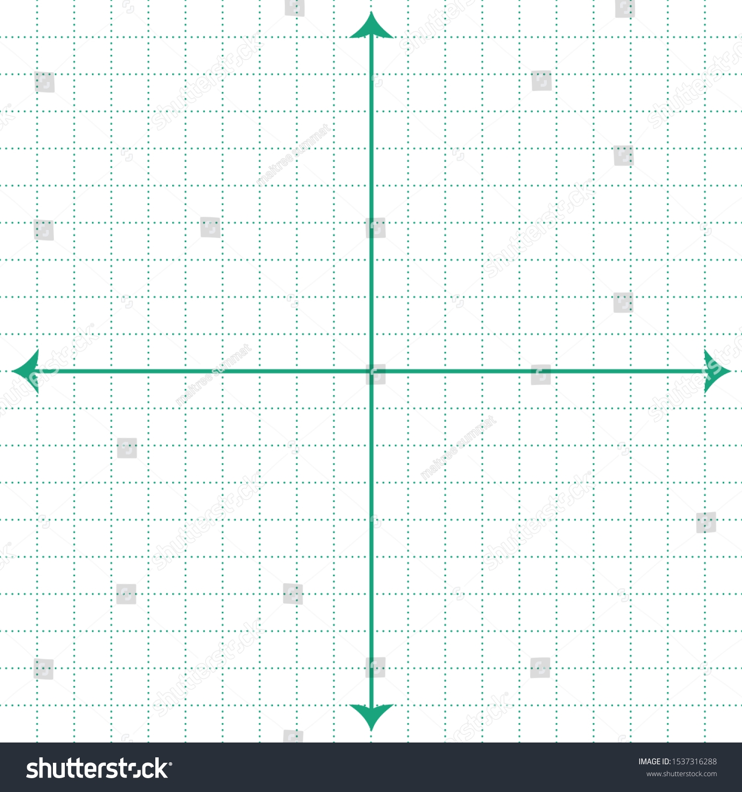 Dot Graph Paper White Paper Green Stock Vector Royalty Free 1537316288 Shutterstock
