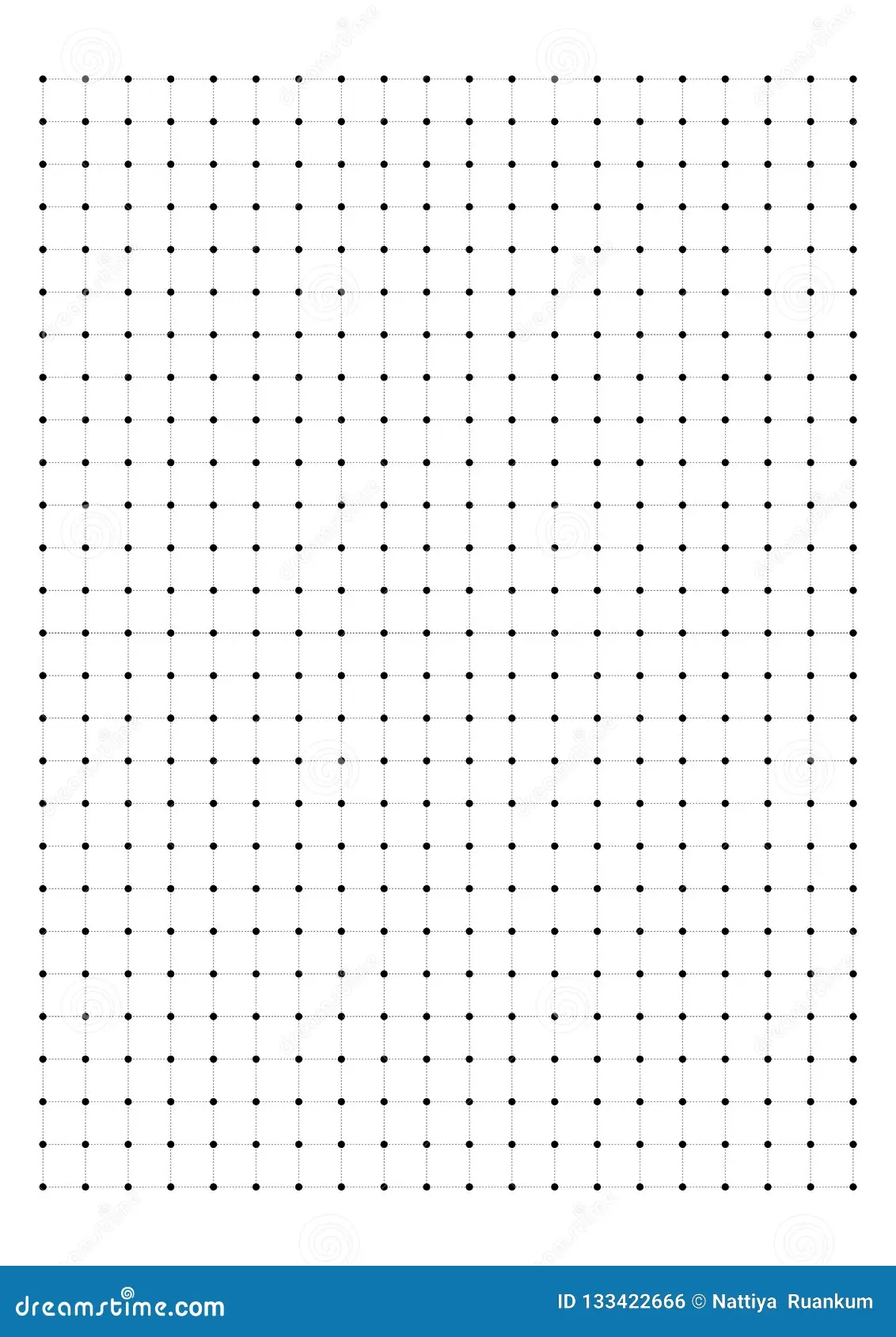 Dot Grid Paper Graph Paper 1 Cm On White Background Vector Stock Vector Illustration Of Plan Bullet 133422666