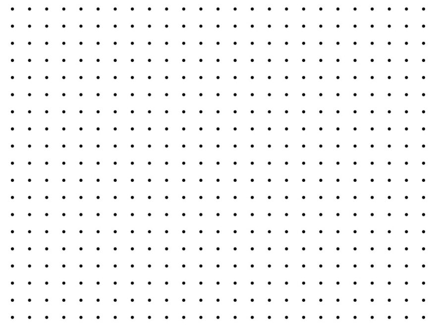 Dotted Graph Paper With Grid Polka Dot Pattern Vector Image